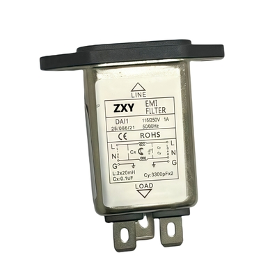 kaufen EMI-Filter-Stecker für einphasige AC-Netzfilter zur elektromagnetischen Störungsunterdrückung on-line-Fertigung