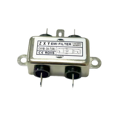 kaufen CW1B-3A-T05 Power EMI Filter 4-Pin Lötmetall-Rauschunterdrücker Elektromagnetische Störung on-line-Fertigung