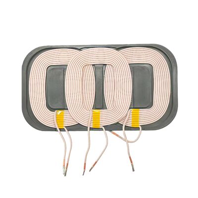 kaufen 25W Schnelllade-Wireless-Ladespule mit 3-Spulen-Design für das Laden mehrerer Geräte im A6-Auto on-line-Fertigung