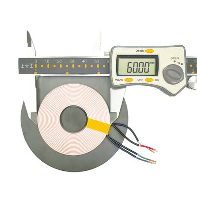 kaufen 90 mm großer Durchmesser drahtlose Stromversorgung Spirale mit Multi-Strand Litz Draht und Vierschicht Wicklung für hohe Effizienz Energieübertragung on-line-Fertigung