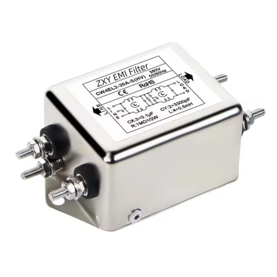 Einphasen-Doppelsektions-EMI-Filter AC380V/440V Hochspannungsleistung CW4EL2-10A 20A 30A-T/S CW4L2 Schraub-/Schweißart
