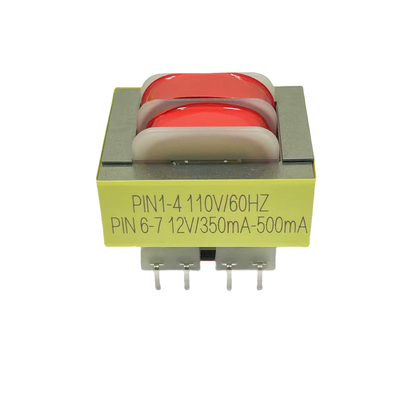 Niedrigfrequenzsteigerungstransformator EI41 Leistungstransformator Pins 4+4 110V-12V