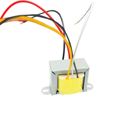 12V 300mA Wechselstromtransformator mit Kupferdrahtwicklungen und EI-laminiertem Siliziumstahlkern für Niederspannungsanwendungen